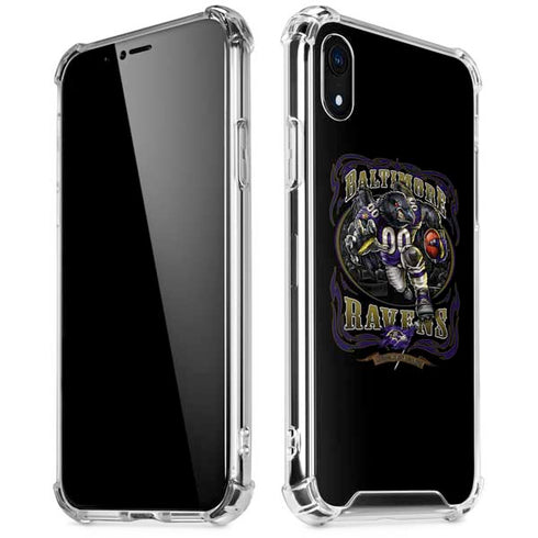 Liquid Blue NFL Baltimore Ravens Running Back iPhone XR Clear Case