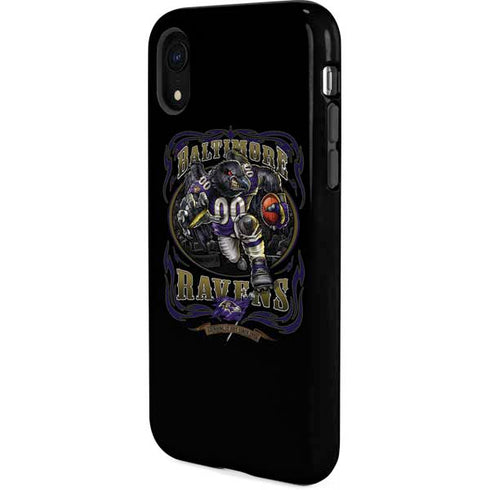 Liquid Blue NFL Baltimore Ravens Running Back iPhone XR Pro Case