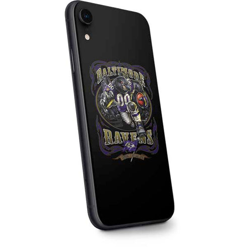 Liquid Blue NFL Baltimore Ravens Running Back iPhone XR Skin