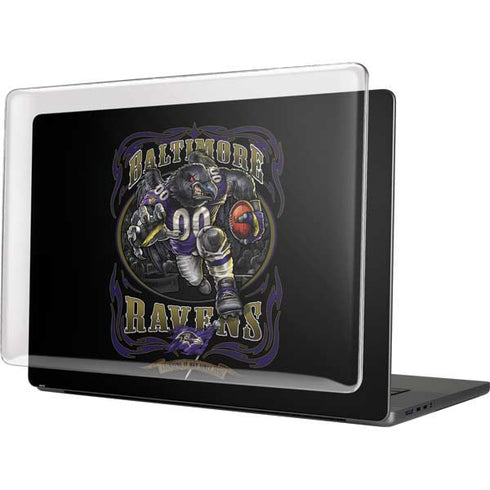 Liquid Blue NFL Baltimore Ravens Running Back MacBook Pro 16in (2021-25) Case plus Skin