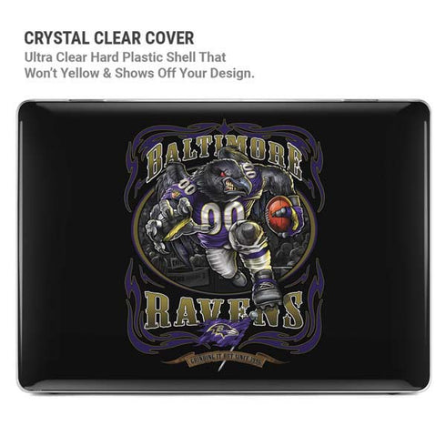 Liquid Blue NFL Baltimore Ravens Running Back MacBook Pro 16in (2021-25) Case plus Skin