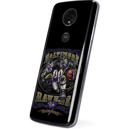 Liquid Blue NFL Baltimore Ravens Running Back Moto E5 Plus Skin