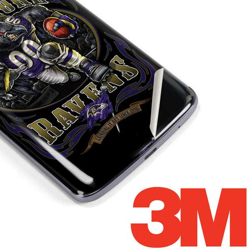 Liquid Blue NFL Baltimore Ravens Running Back Moto E5 Plus Skin