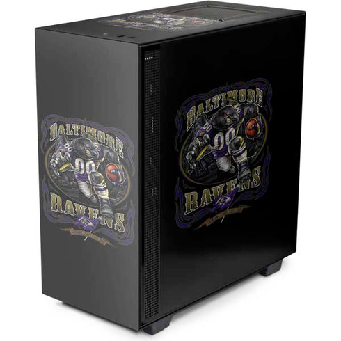 Liquid Blue NFL Baltimore Ravens Running Back NZXT H510 Compact ATX Mid-Tower Case Skin