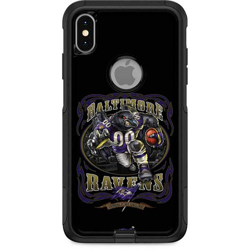 Liquid Blue NFL Baltimore Ravens Running Back Otterbox Commuter iPhone Skin