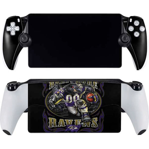 Liquid Blue NFL Baltimore Ravens Running Back PlayStation Portal Remote Player Skin