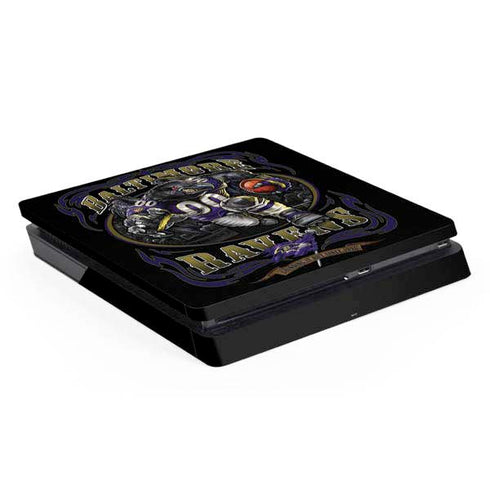 Liquid Blue NFL Baltimore Ravens Running Back PS4 Slim Skin