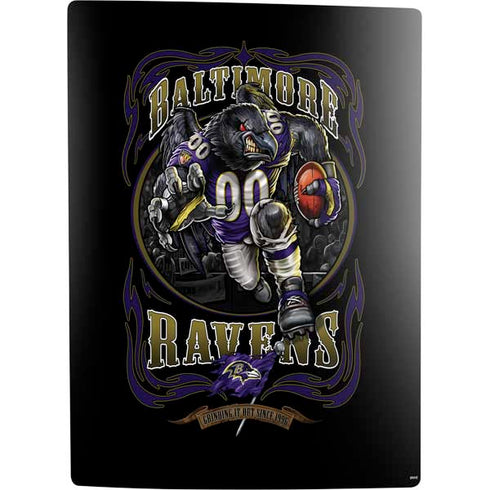Liquid Blue NFL Baltimore Ravens Running Back PS5 Digital Edition Bundle Skin