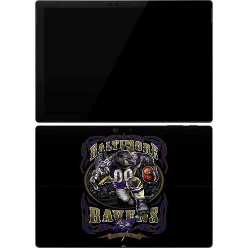 Liquid Blue NFL Baltimore Ravens Running Back Surface Pro 7 Skin