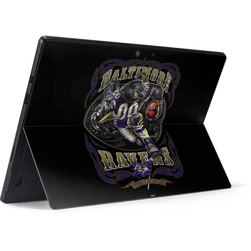 Liquid Blue NFL Baltimore Ravens Running Back Surface Pro 7 Skin