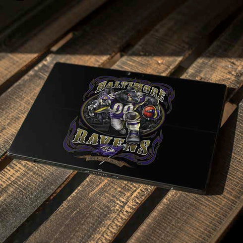 Liquid Blue NFL Baltimore Ravens Running Back Surface Pro 7 Skin