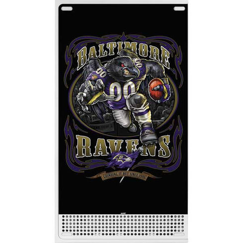 Liquid Blue NFL Baltimore Ravens Running Back Xbox Series S Console Skin