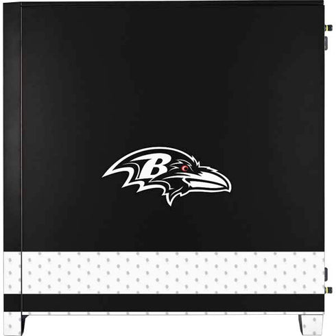 NFL Baltimore Ravens Shutout Corsair 4000D Tempered Glass Mid-Tower ATX Case Skin