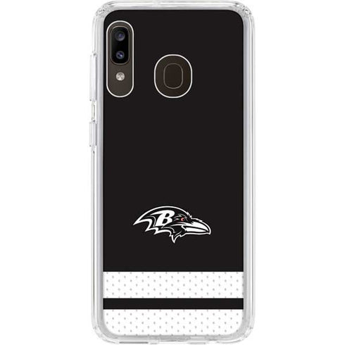 NFL Baltimore Ravens Shutout Galaxy A20 Clear Case