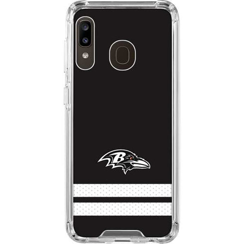 NFL Baltimore Ravens Shutout Galaxy A30 Clear Case