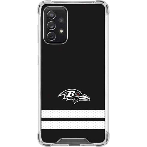NFL Baltimore Ravens Shutout Galaxy A72 5G Clear Case