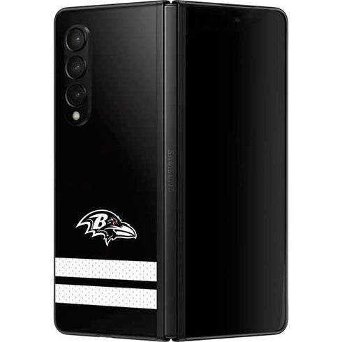 NFL Baltimore Ravens Shutout Galaxy Z Fold3 5G Skin