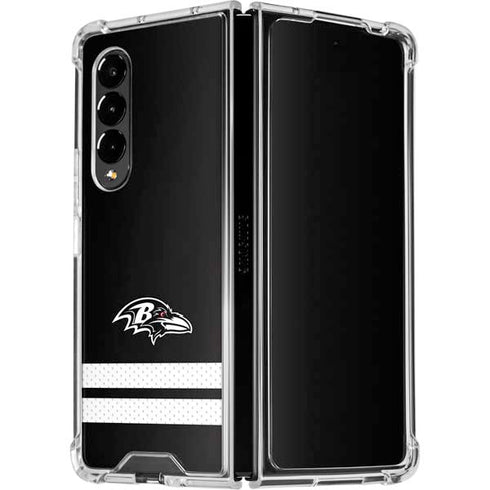 NFL Baltimore Ravens Shutout Galaxy Z Fold4 5G Clear Case