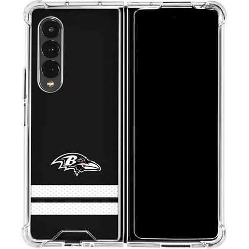 NFL Baltimore Ravens Shutout Galaxy Z Fold4 5G Clear Case