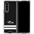 NFL Baltimore Ravens Shutout Galaxy Z Fold4 5G Clear Case