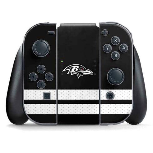 NFL Baltimore Ravens Shutout Nintendo Switch (2017-2021) Joy-Con Controller Skin