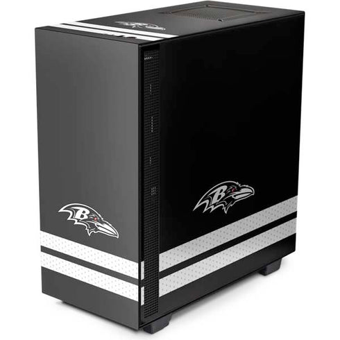 NFL Baltimore Ravens Shutout NZXT H510 Compact ATX Mid-Tower Case Skin
