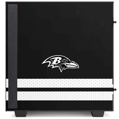 NFL Baltimore Ravens Shutout NZXT H510 Compact ATX Mid-Tower Case Skin