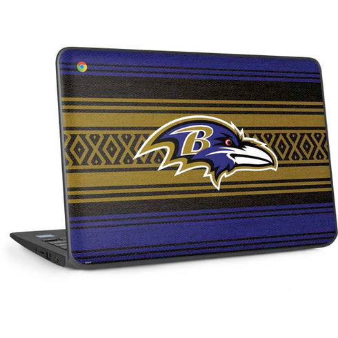 NFL Baltimore Ravens Trailblazer HP Chromebook Skin