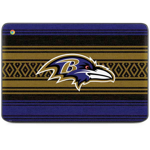 NFL Baltimore Ravens Trailblazer HP Chromebook Skin