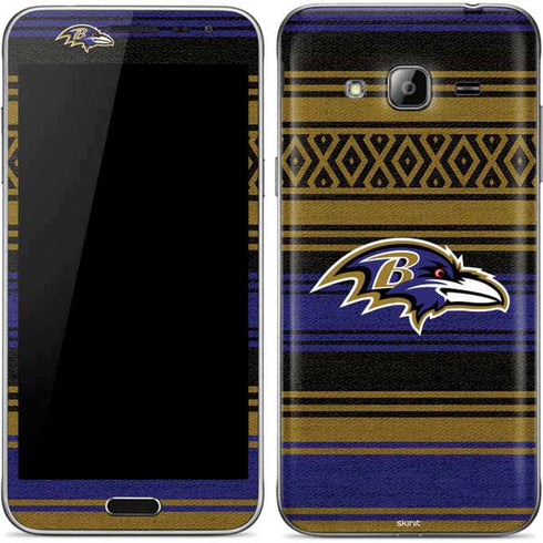 NFL Baltimore Ravens Trailblazer Galaxy J3 Skin