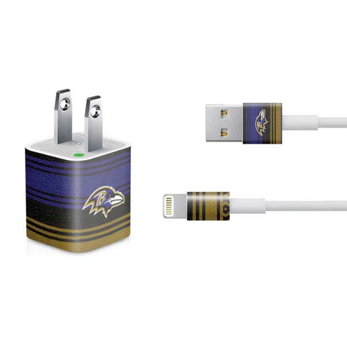 NFL Baltimore Ravens Trailblazer iPhone Charger (5W USB) Skin