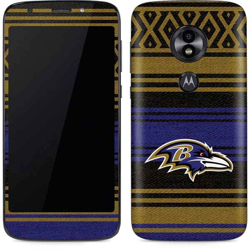 NFL Baltimore Ravens Trailblazer Moto E5 Play Skin