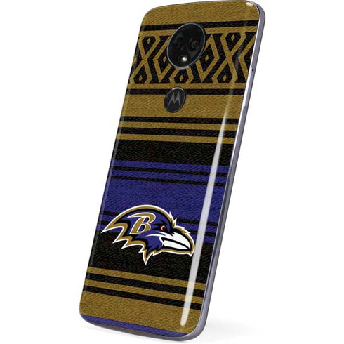 NFL Baltimore Ravens Trailblazer Moto E5 Plus Skin