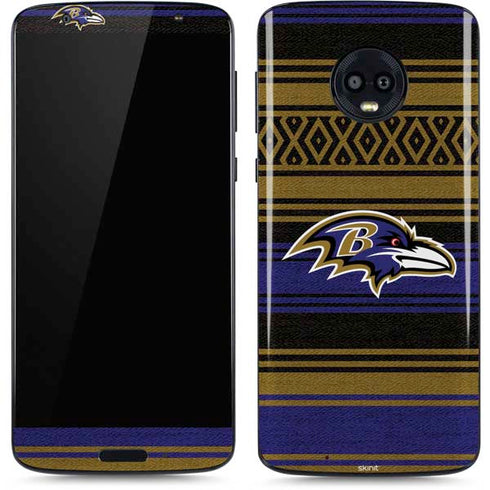 NFL Baltimore Ravens Trailblazer Moto G6 Skin