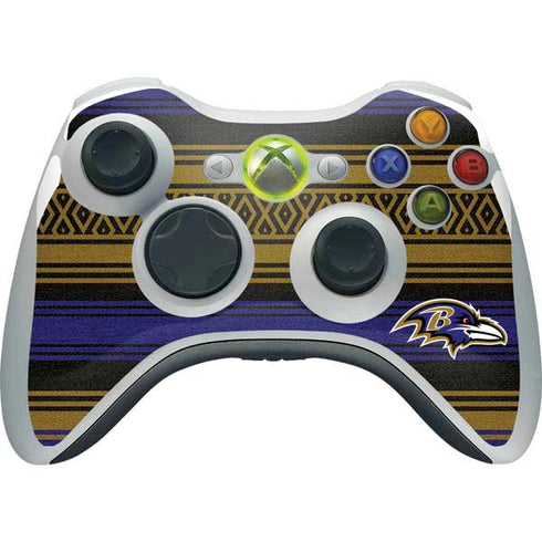 NFL Baltimore Ravens Trailblazer Xbox 360 Wireless Controller Skin