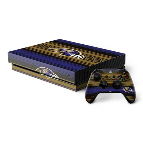 NFL Baltimore Ravens Trailblazer Xbox One X Bundle Skin