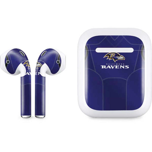 NFL Baltimore Ravens Team Jersey Apple AirPods Skin