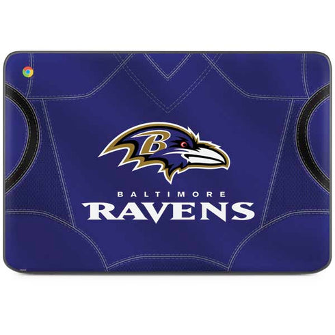 NFL Baltimore Ravens Team Jersey HP Chromebook Skin