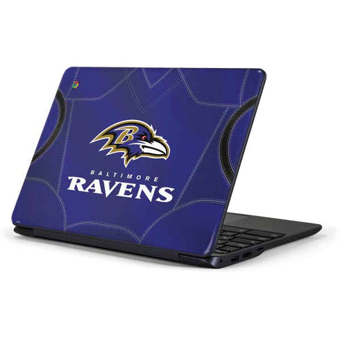 NFL Baltimore Ravens Team Jersey Samsung Chromebook Skin