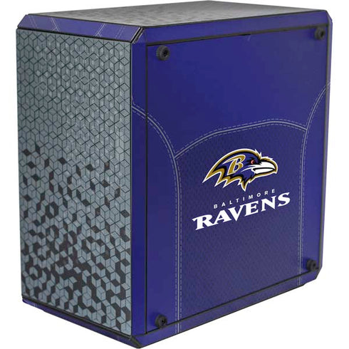 NFL Baltimore Ravens Team Jersey Cooler Master MasterBox Q300L Mini Tower Skin