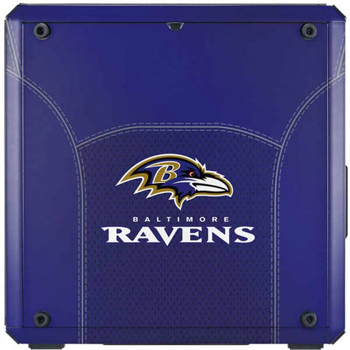 NFL Baltimore Ravens Team Jersey Cooler Master MasterBox Q300L Mini Tower Skin