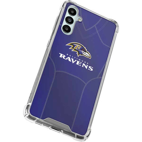 NFL Baltimore Ravens Team Jersey Galaxy A14 5G Clear Case