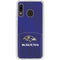 NFL Baltimore Ravens Team Jersey Galaxy A20 Clear Case