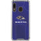 NFL Baltimore Ravens Team Jersey Galaxy A30 Clear Case