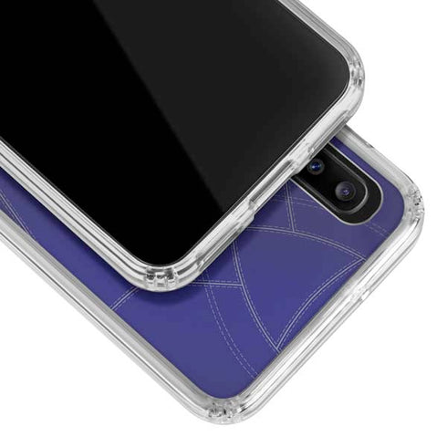 NFL Baltimore Ravens Team Jersey Galaxy A30 Clear Case