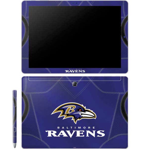 NFL Baltimore Ravens Team Jersey Galaxy Book 12in Skin