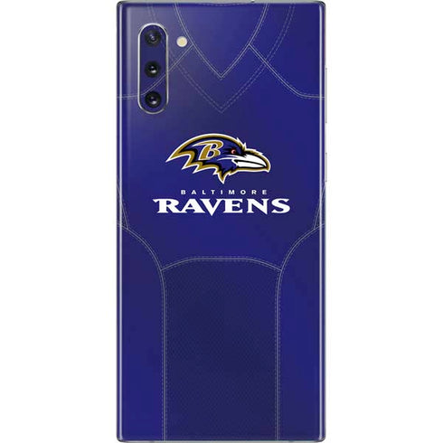 NFL Baltimore Ravens Team Jersey Galaxy Note 10 Skin