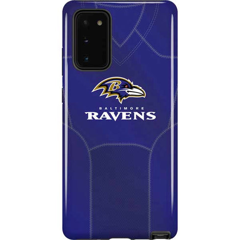 NFL Baltimore Ravens Team Jersey Galaxy Note20 5G Pro Case