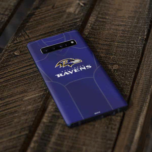 NFL Baltimore Ravens Team Jersey Galaxy S10 Plus Skin