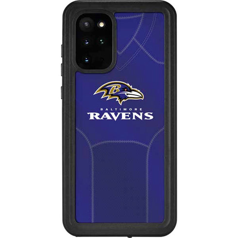 NFL Baltimore Ravens Team Jersey Galaxy S20 Plus Waterproof Case